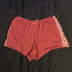 Pink & light pink shorts